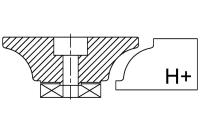 Профильная фреза сегментная гранит Н+20 Профильная фреза сегментная гранит Н+20