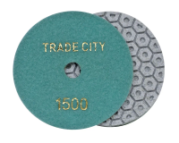 Алмазные гибкие шлифовальные круги Гайка Pads 7-STEP D100 №1500 Алмазные гибкие шлифовальные круги Гайка Pads 7-STEP D100 №1500