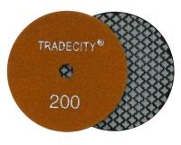 Алмазные гибкие шлифовальные круги Крестик Pads 7-STEP №200 D100 Алмазные гибкие шлифовальные круги Крестик Pads 7-STEP №200 D100
