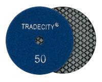 Алмазные гибкие шлифовальные круги Крестик Pads 7-STEP №50 D100 Алмазные гибкие шлифовальные круги Крестик Pads 7-STEP №50 D100