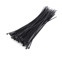 Стяжки нейлоновые 4.8x300мм хомуты 50шт.черные
