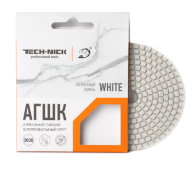 Алмазный Гибкий Шлифовальный Круг WHITE TECH-NICK D100/№600 Алмазный Гибкий Шлифовальный Круг WHITE TECH-NICK D100/№600